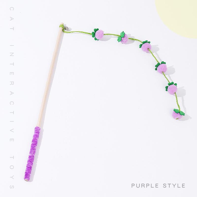 

Chinese Style Long Strip Cat Teaser Stick Toy for Self-Play