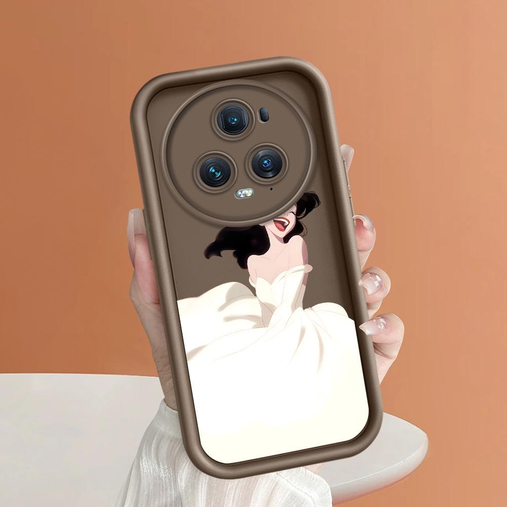 Soft Silicone Square Ladder Printing Pattern Phone Casing Full Cover Camera Shockproof Protection Rubber Case for Huawei Honor