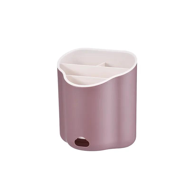 Novo 1pc talheres dreno rack colher garfo pauzinho dupla camada talheres titular talheres escorredor organizador ferramenta de cozinha