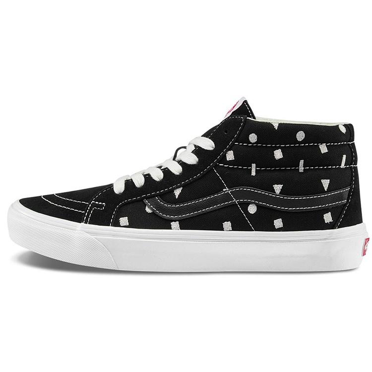Vans OG SK8-Mid LX Black Geometry Pattern Men s VN0A4BVCVZ7 EU 44.5