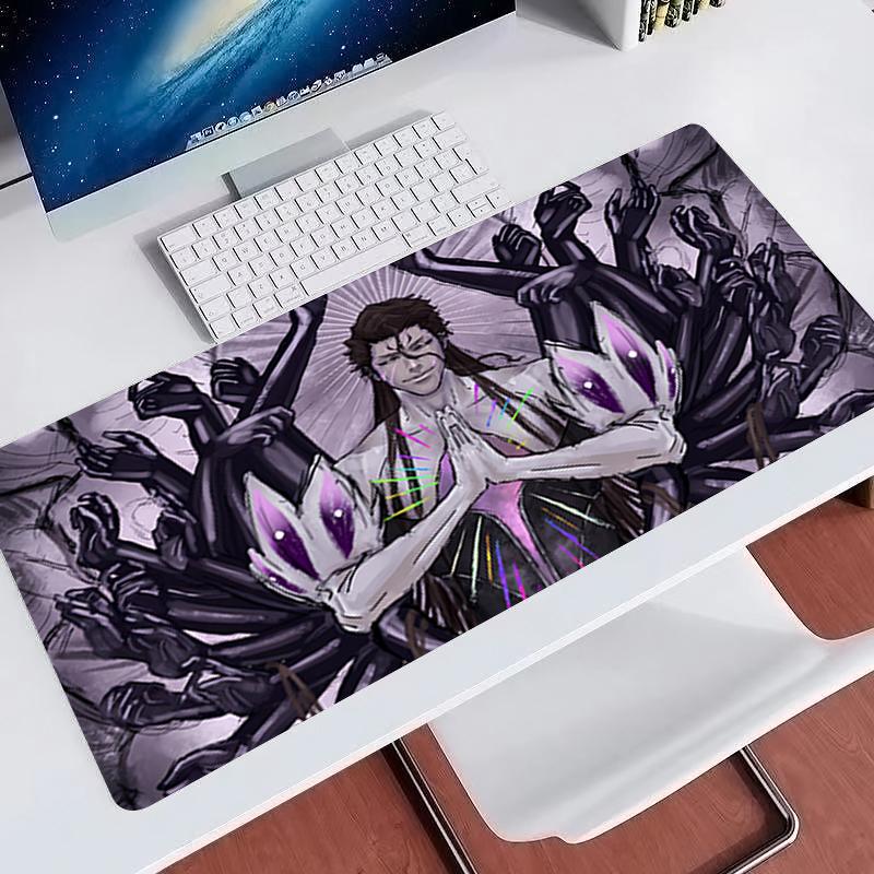 Extended Mouse Pad Gamer Keyboard Mat PC Computer Acessories Non Slip Esports Gaming Desk Mat B-bleach Mousepad Anime Desk Decor
