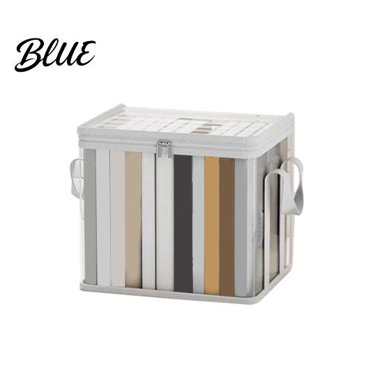 Stationery Storage Bag Clothes Bag Transparent Large Capacity Book Organizer with Zipper And Handle Design Portable for Home Dormitory Visible