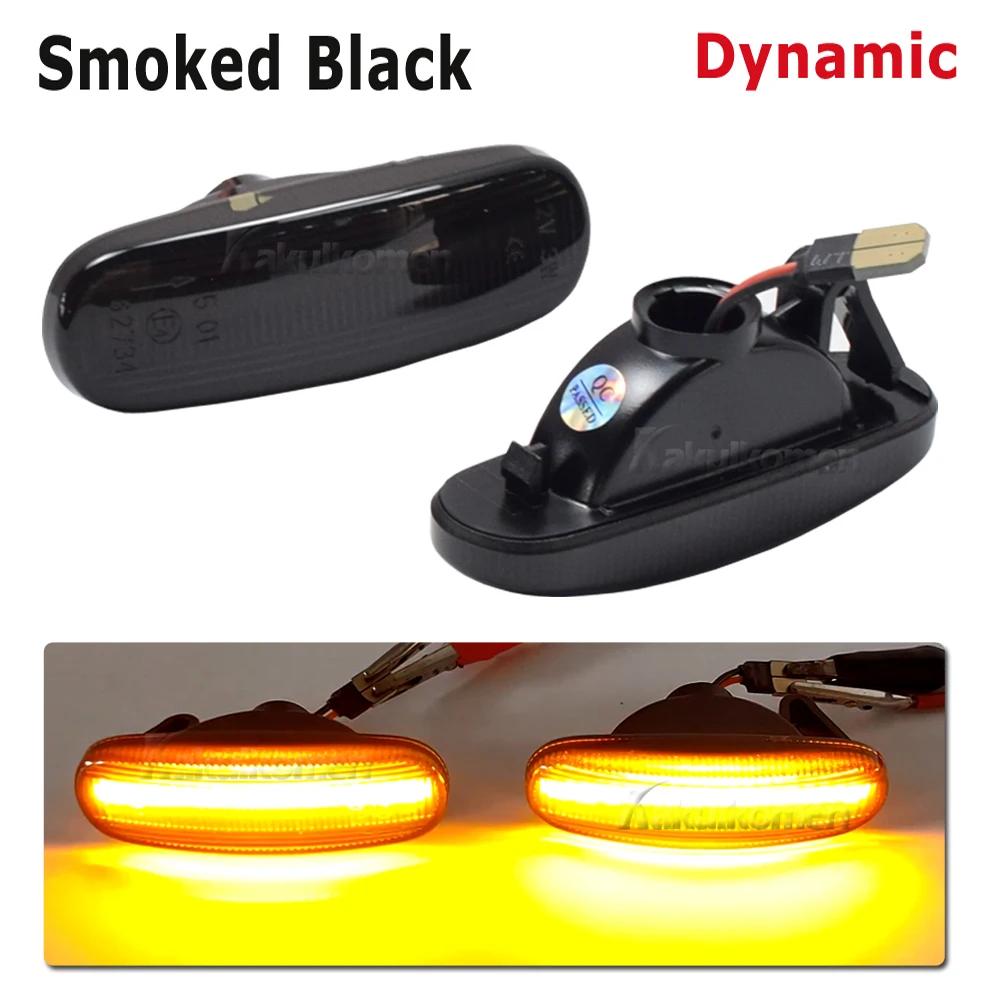 

Sequential Lamp For Fiat Doblo Panda Idea Stilo Fiorino Multipla Punto Qubo Linea Multi LED Dynamic Turn Signal Side Marker Ligh Smoked Black