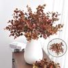 75cm Eucalyptus Tree Branch Purple Red Greenery Artificial Plants Floral Arrangement Supplies Home Decoration Photography Props