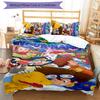 3pcs Digimon Cover Set - Personalized Name, HD Printed Bedding with 1 Cover and 2 Pillowcases - Perfect for Home Decor, Easy Care