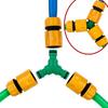 5Pcs Garden Water Quick Connectors 1/2" 3/4" 1" Pipe Fast Release Coupler Irrigation Car Washing Pipe Extension/Repair Joint