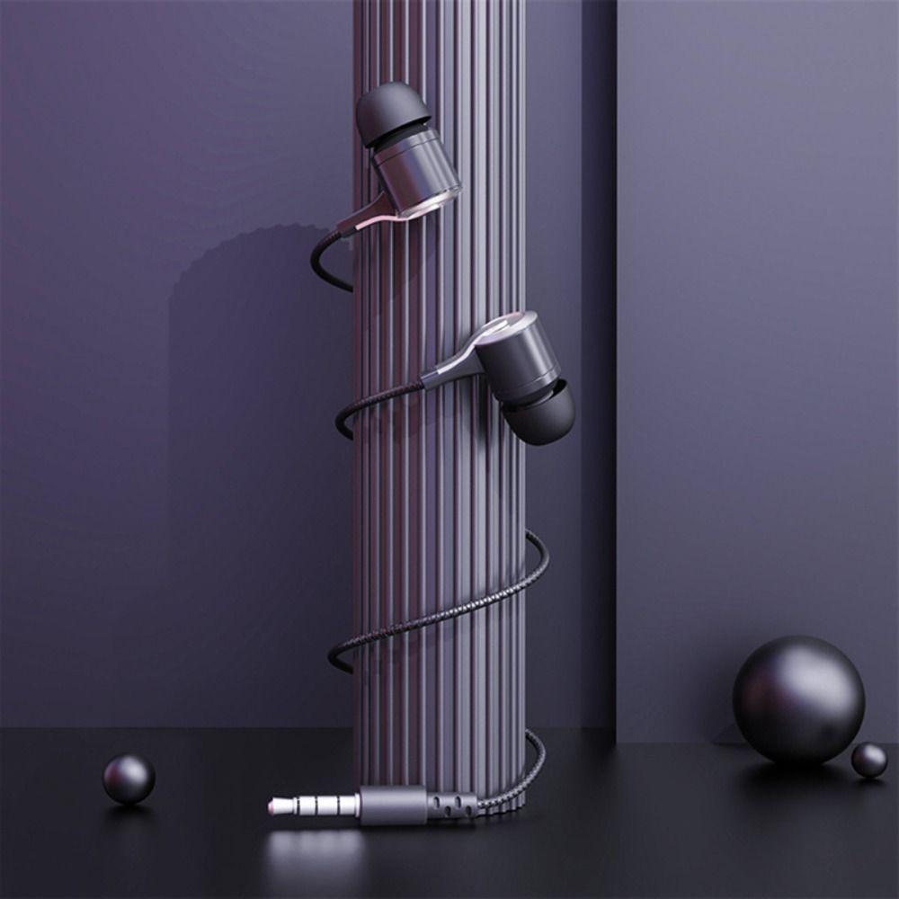 3.5mm Wired Headset In Ear InEar Microphone Portable Earphones