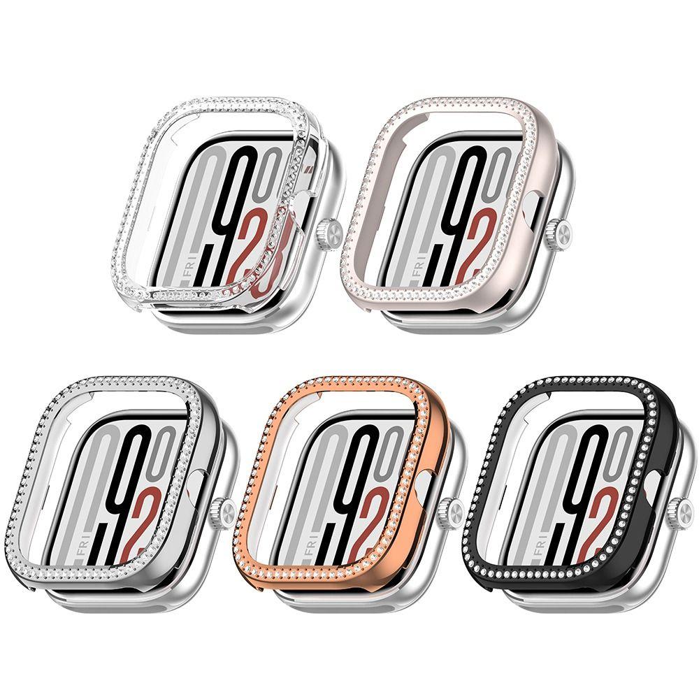 PC Uhren-Bumper Diamantkristall Displayschutz für Redmi Watch 5/4 Smartwatch-Zubehör