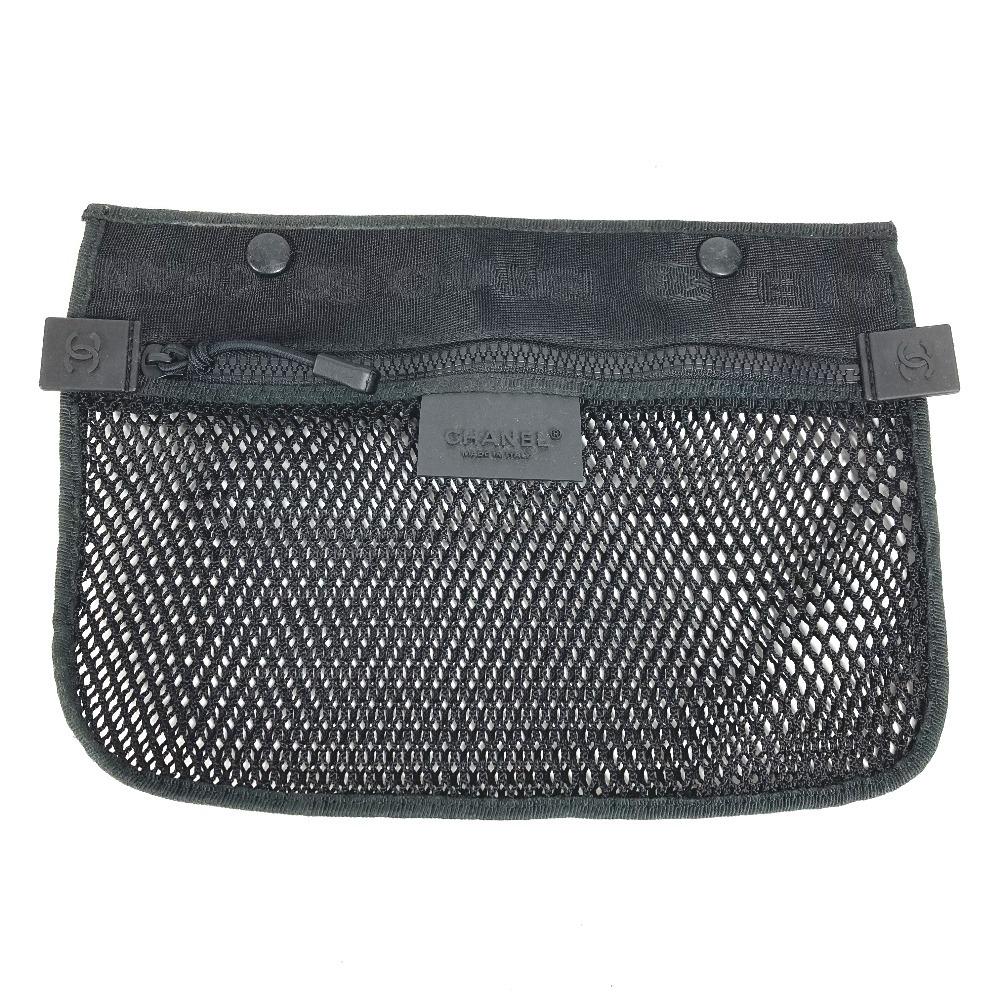 Chanel Sportliches CC CC Mark Logo Mesh Tragetasche mit Beutel, Vertikale Umhängetasche