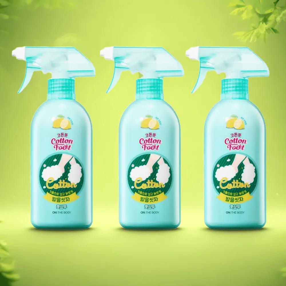 

ON THE BODY Let s Wash Our Feet Foot Shampoo Lemon 510ml (3 bottles) Refreshingly Eliminates Foot Odor and Bacteria