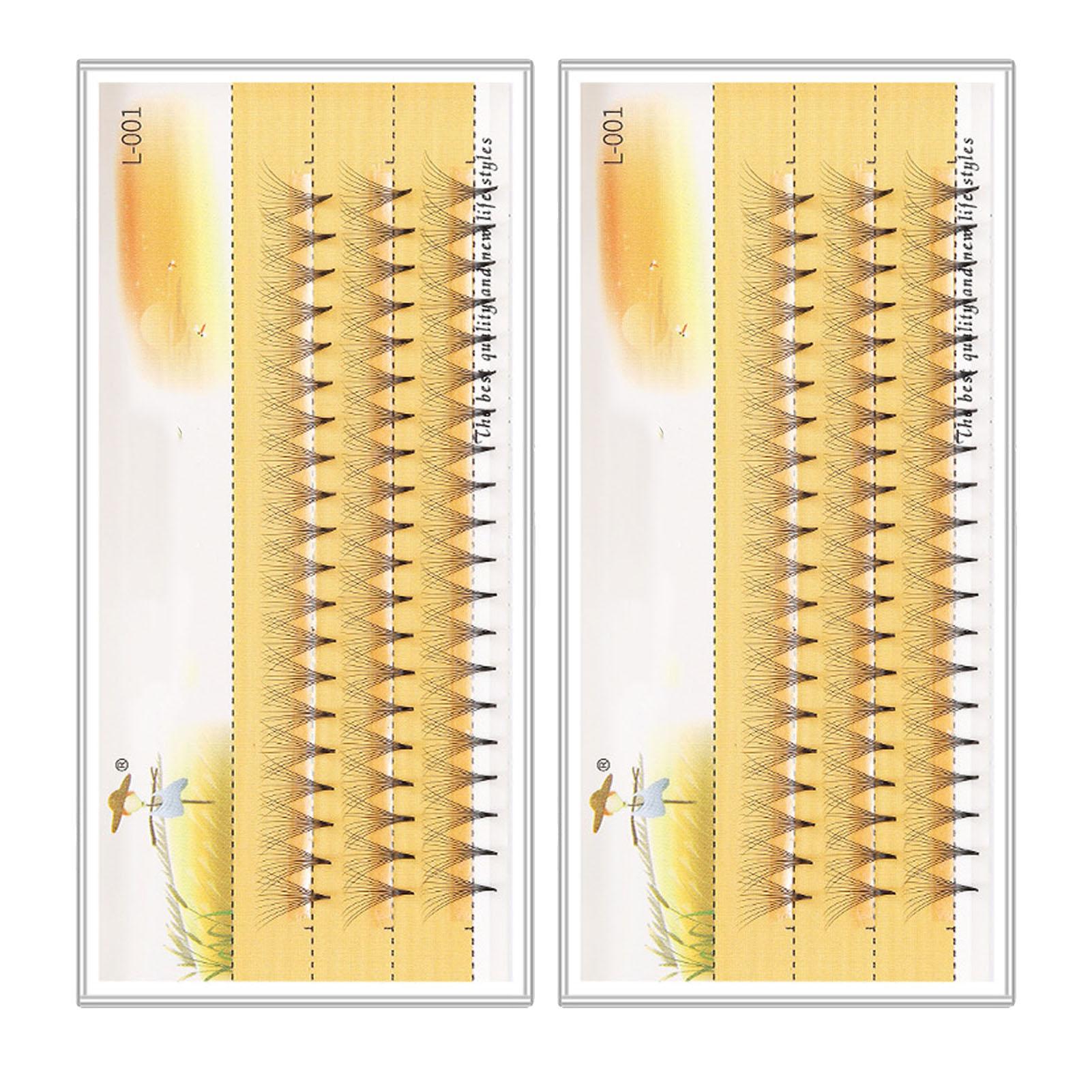 

2 коробки отдельных ресниц 0,07 10D равномерное распределение вручную деформация легкие пучки ресниц наращивание