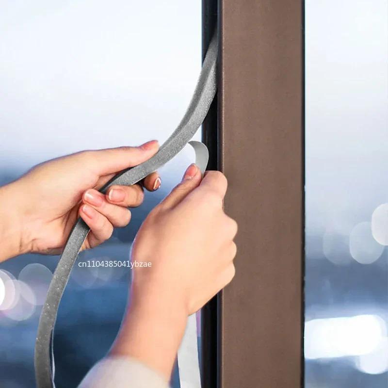 2M Sponge Foam Seal Strip Tape Adhesive Anti Collision Soundproof Weather Stripping for Doors Windows Furniture Protection