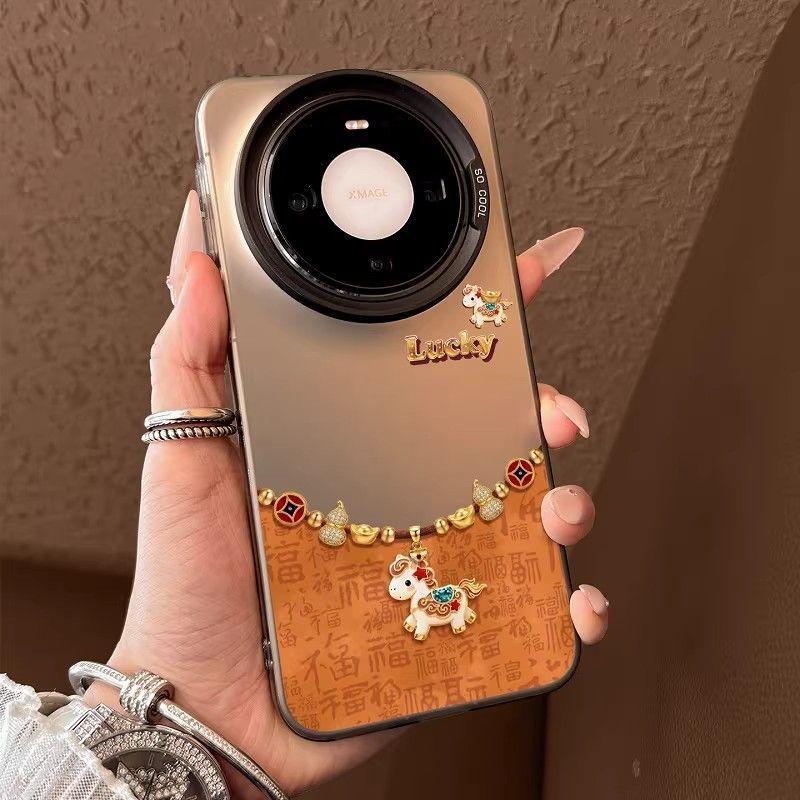 Applicable to Huawei mate80promax mobile phone case cute non-collision HUAWEImate70 dirt-resistant fireworks kt cat