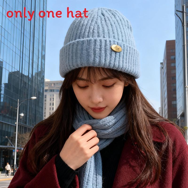 Acryl-Strickmütze Für Männer Frauen Herbst Winter Gemütlich Kaltes Wetter Kopfbedeckung