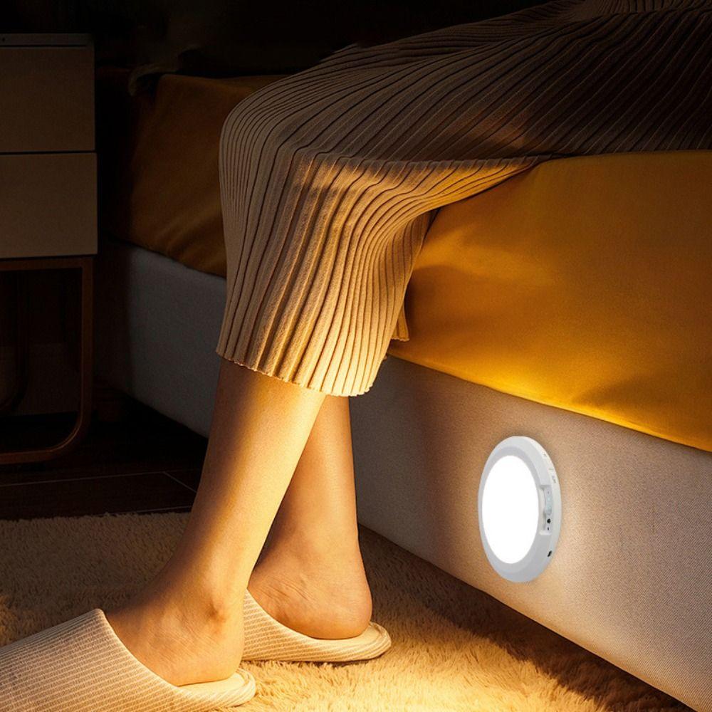 Magnetic Lamp Motion Sensor Ceiling Light Remote Control Closet Wireless Wall Lamp Dimmable Auto On/Off PIR Motion Sensor Light