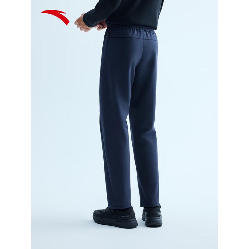 ANTA Men s Water-Repellent Fleece-Lined Straight-Leg Sports Pants 2XL