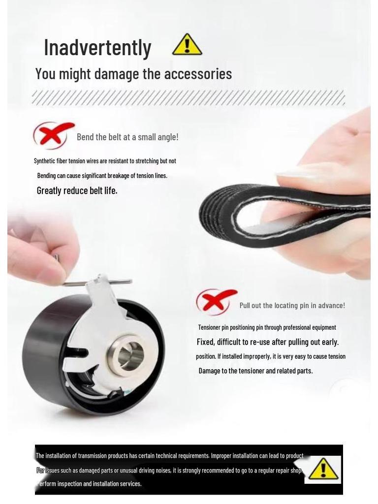 Compatible with Jinbei & Great Wall Generator Belts, A/C Belts, V13x1100 Fan Belts, Timing Belts, and Various Automotive Belts.