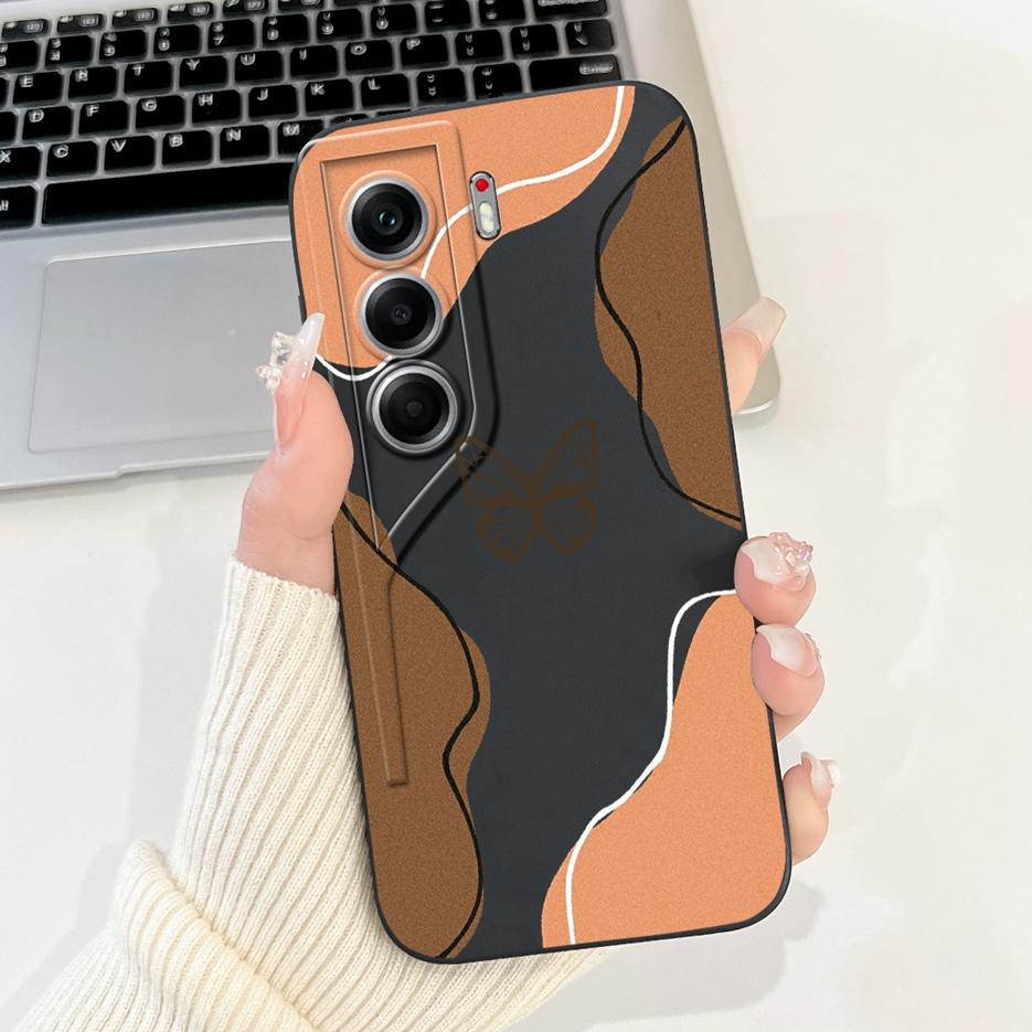 For Tecno Camon 40 Pro 4G Case CM6 Luxury Art Painted Cover Shockproof Phone Case For Tecno Camon40 Camon 40 Pro CM7 Soft Fundas