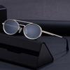Small Oval Metal Frame Steampunk Sunglasses for Women New Luxury Brand Vintage Shades Classic Round Punk Eyewear