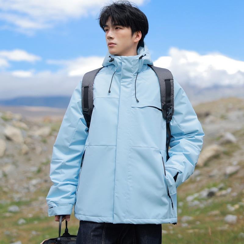 Herbst und Winter neue Kapuzen-Baumwolljacke Daunenbaumwolle Herren und Damen Trendmode verdickte warme Baumwolljacke