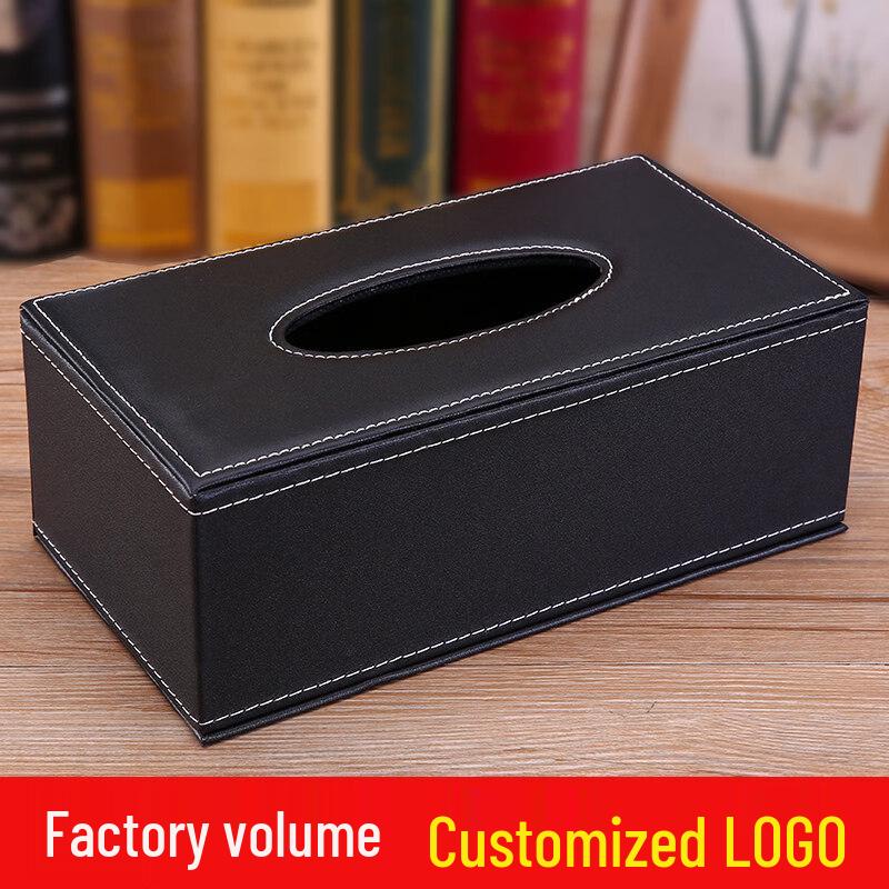 LIEI European Leather Tissue Box
