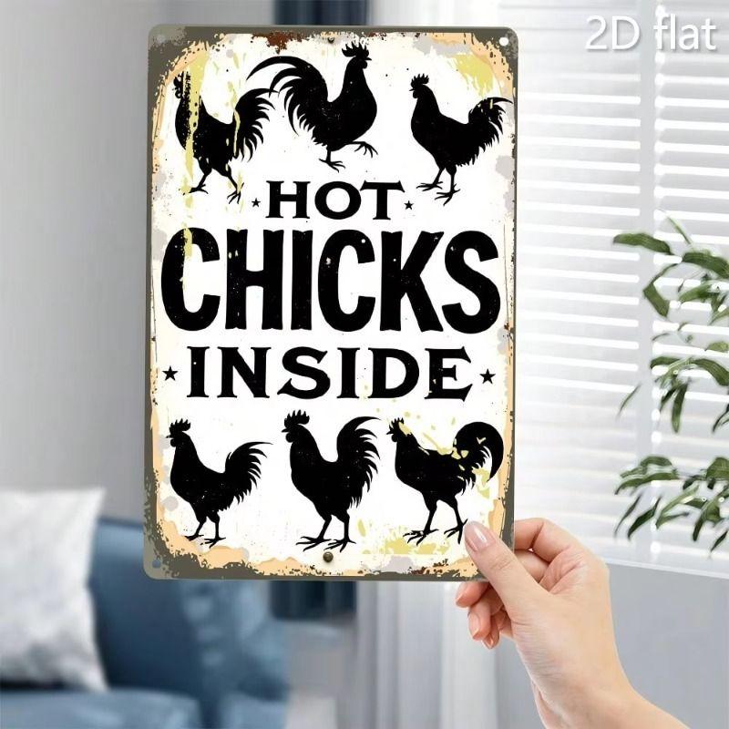 Retro Metal Sign Tin Poster Wall Art Home Decor for Living Room Balcony