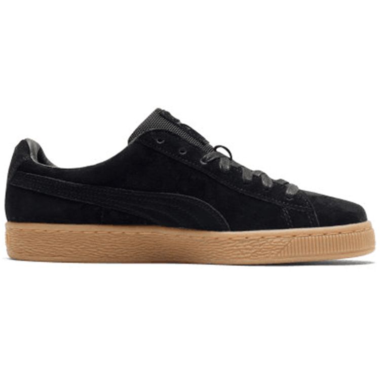 Puma Basket Classic Weatherproof Comfortable Casual Low-Top Sneakers Unisex Sneakers Black Brown 363829-04