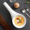 Creative Irregular Shape Ceramic Dinner Plate Pure White Molecular Cuisine Display Plate Thick Soup Plate Specialty Tableware