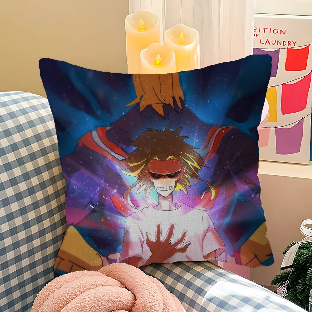 My Hero Academia All Might Personalized Pillow Cover Kids Bedroom Wild Party Decor Pillowcase Kid Birthday Shower Gift
