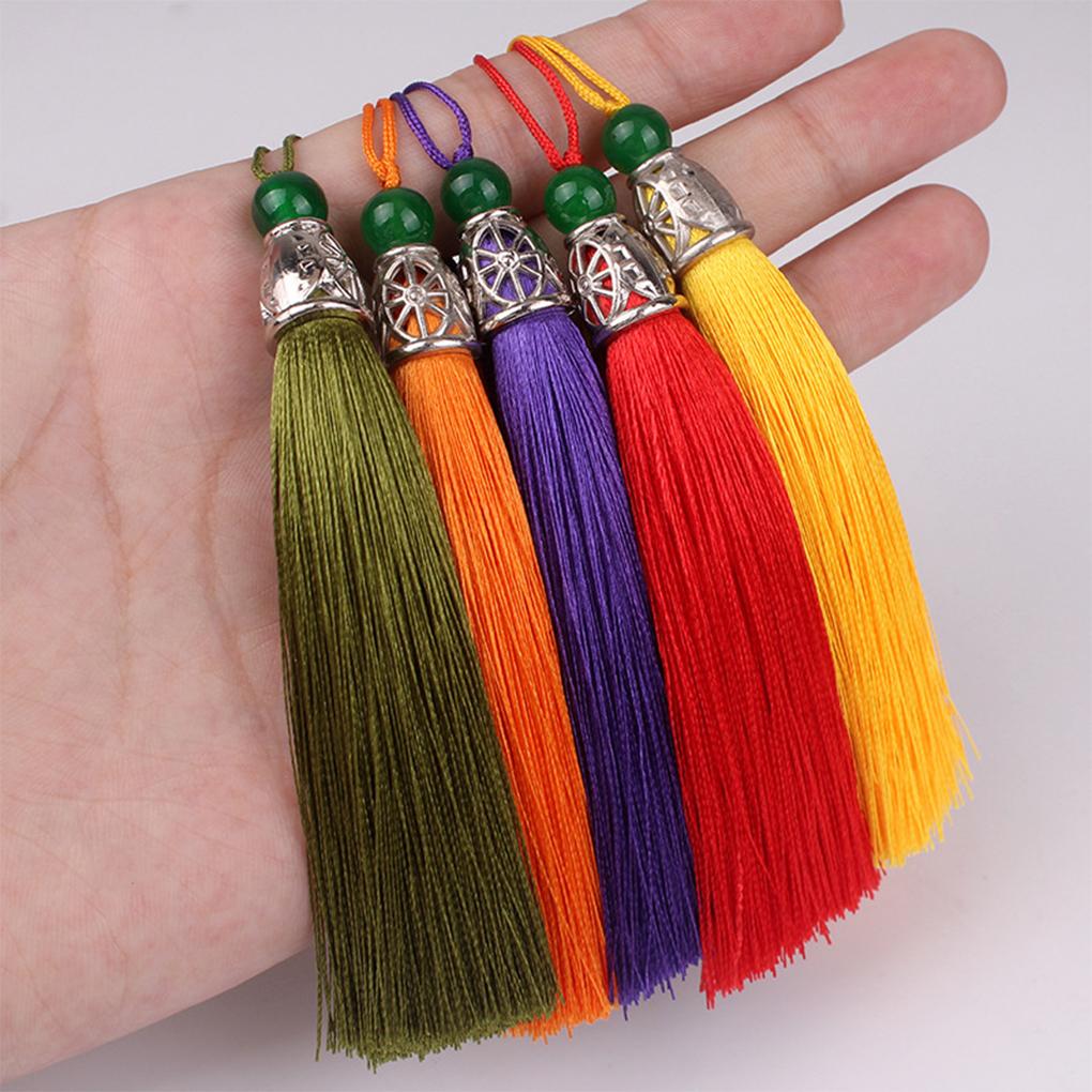 Quaste dekorative einfarbige Ersatz handgemachte Lesezeichen Gürtel Kleidung Kleid Anhänger Schmuck Erkenntnisse Zubehör