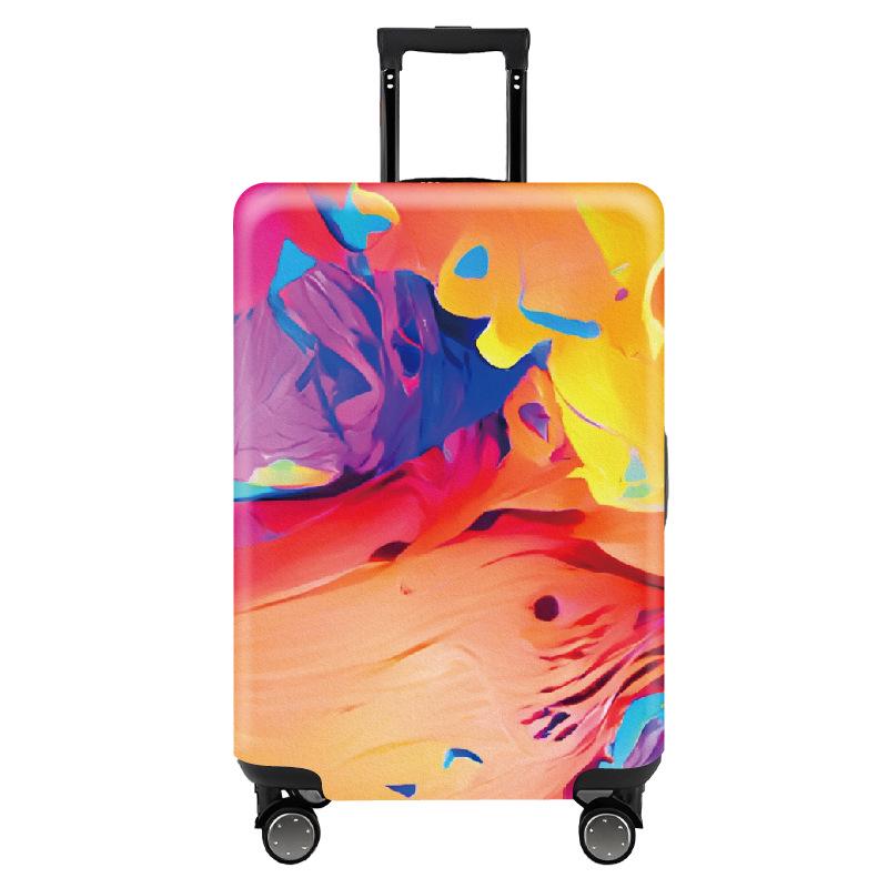 Trendy Elastic Luggage Protector Cover for Business Travel Suitcases
