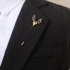 1pc Retro Personality Men's Brooch Suit Jacket Accessories Corsage Pin Insert Brooch Jewelry One-line Brooch