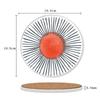 6Pcs/Set Coasters Heat Resistant Non-Slip Drink Cafe Decoration 2D Flat Coasters Anti-Scalding Insulation Pads