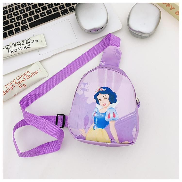 Princess Printed Shoulder Crossbody Chest Bag Children Outdoor Gifts