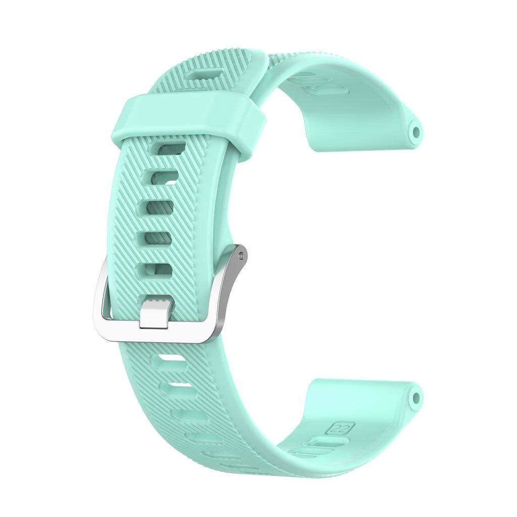 Solid Color Silicone Replacement Watch Strap for Garmin Forerunner 745