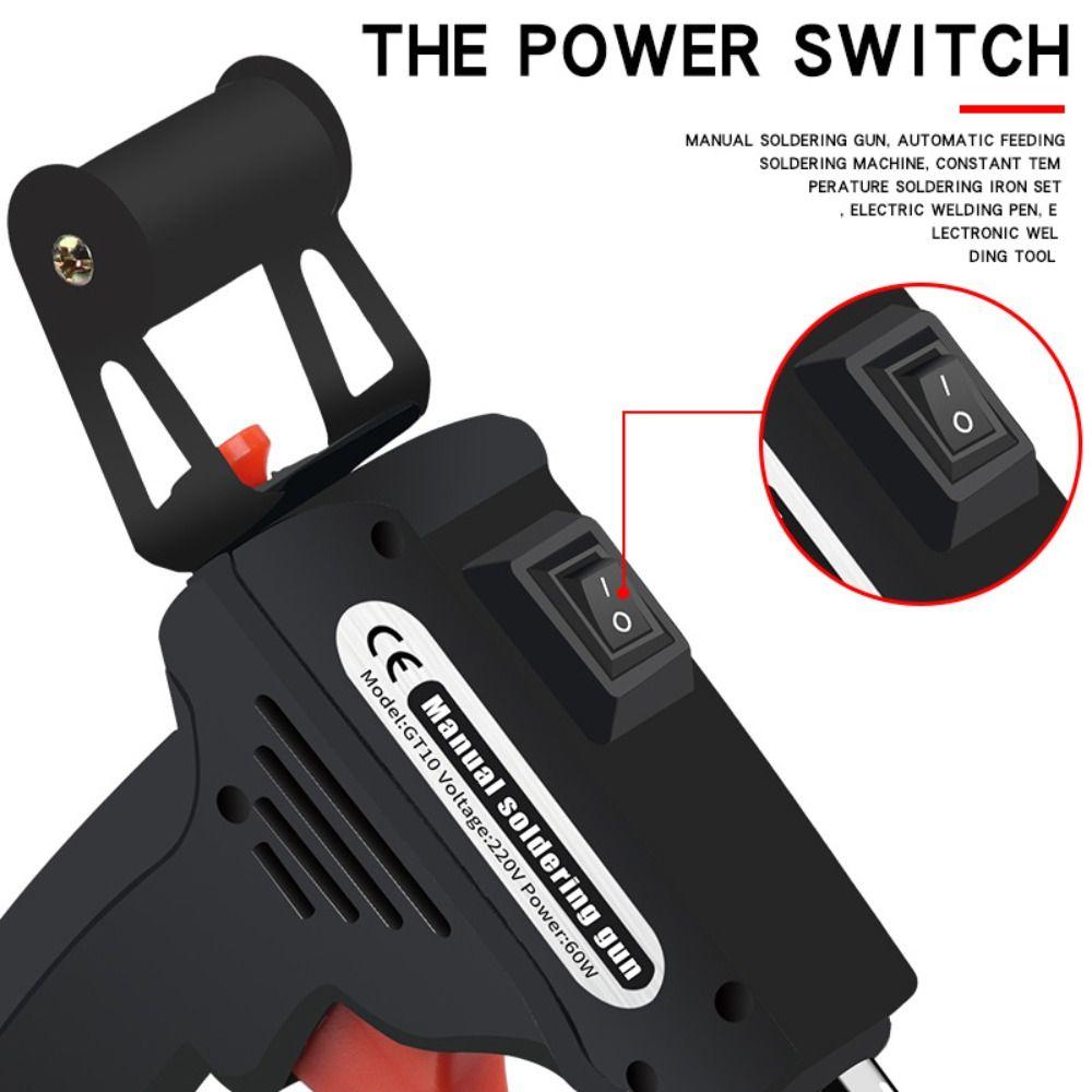 Internal  Heating Send Tin Feeding Hand-Held Manual  Soldering  Welding Repair Tool