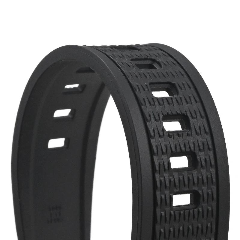 TPU Rubber Strap for Casio G-SHOCK MTG-B3000 Modified Resin Silicone Wrist Band Men Waterproof Mountaineering Watch Accessories