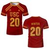 All For The Game Cosplay T-Shirts Die Männer des Königs USC Trojans Lacrosse Hockey Trikots Herren- und Damen-Sporttops Kinder-T-Shirts