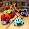Creative Soft Seven-Star Ladybug Doll Plush Toy Beetle Doll Insect Throw Pillow Rag Doll Birthday Gift Female