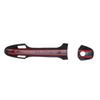 Exterior Door Handle Covers, Black Plastic Trim Set with Attached Adhesive Strips and Separate Sections for Different Handle Positions