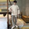 Cozy Fleece Men's Pajamas Set - Warm Thickened Autumn/Winter Casual Wear
