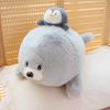 Sea Cuter Lion Animal Dolls With Penguin Design On Top Of The Head For Kids Gift
