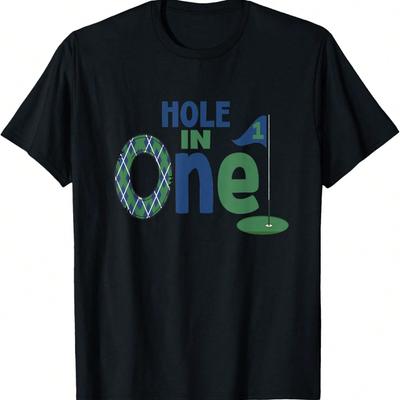 Golf Birthday Shirt 1st Birthday Hole In One Boys Girls T-Shirt