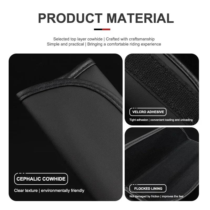 Car Seat Belt Leather Safety Belt Shoulder Cover Protect Pad For Citroen C4 C3 C5 C1 C2 C6 VTS C4L DS3 DS4 DS5 Grand Berlingo