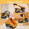 Engineering Vehicle Alloy Inertia Construction Toy For Kids Playroom