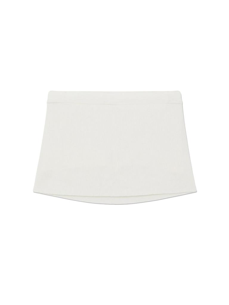 Glony G Knit Rest Skirt (White)