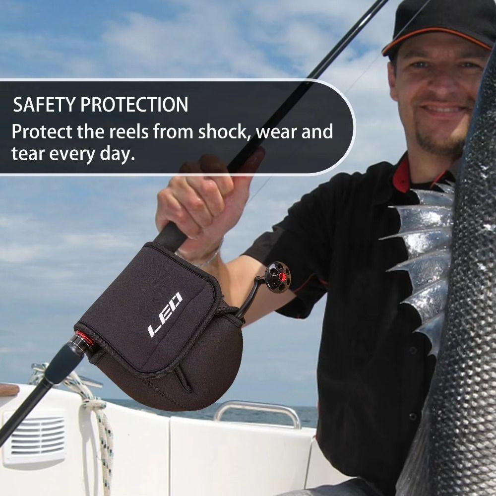 Cover Bag Fishing Reel Protective Cover Case Pouch Fishing Reel Bag Trolling Fishing