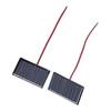2 Pcs with Wires Solar Panel Module 0.3W 5V 60MA Solar Panels Cells  Low Power Electrical Appliances