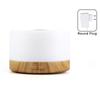 Wood Grain Essential Oil Diffuser Remote Control Ultrasonic Air Humidifier Scent Diffuser, with Timer, Auto-Off, 7 Color Lights