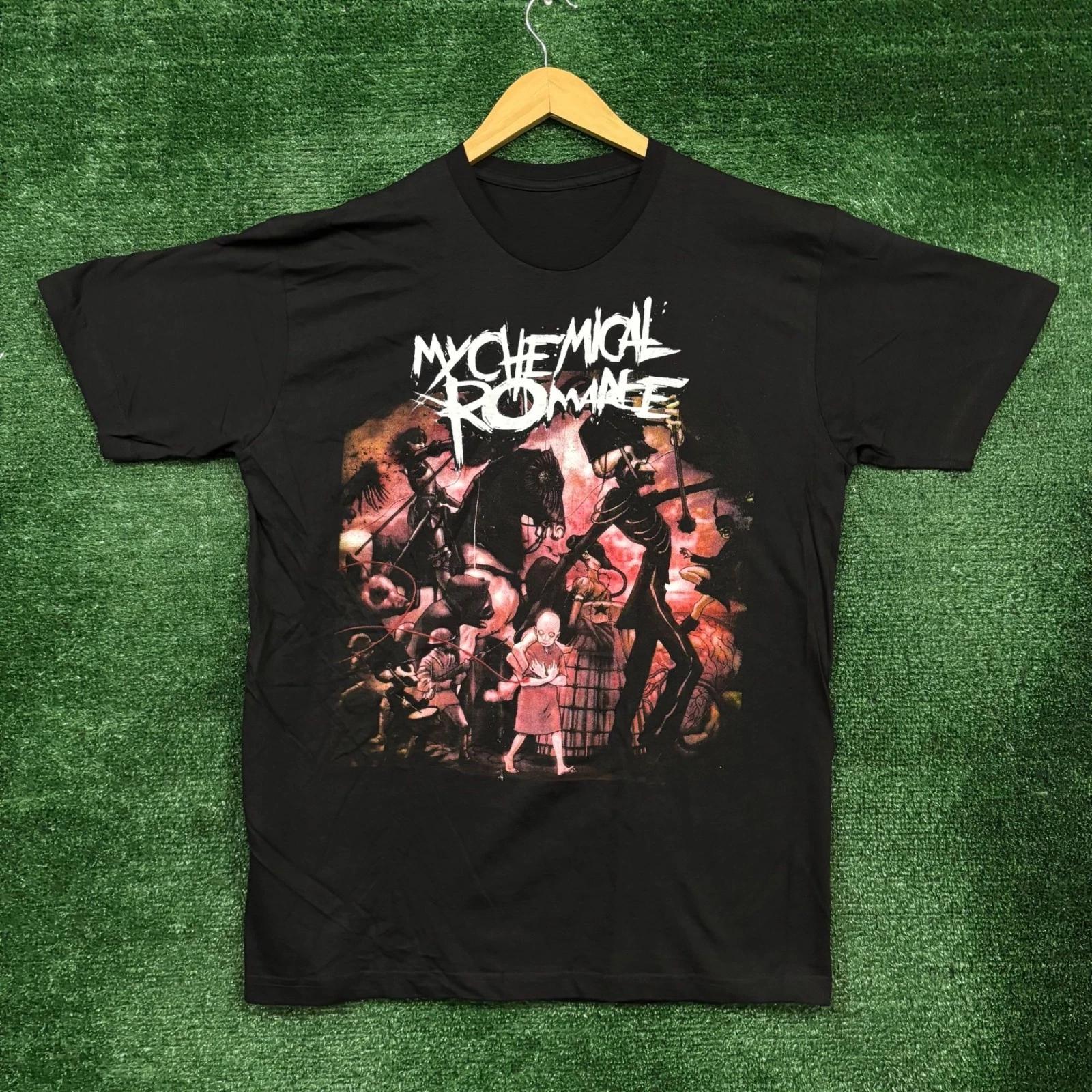 My Chemical Romance The Black Parade Rock Band T-shirt Size Large 4XL